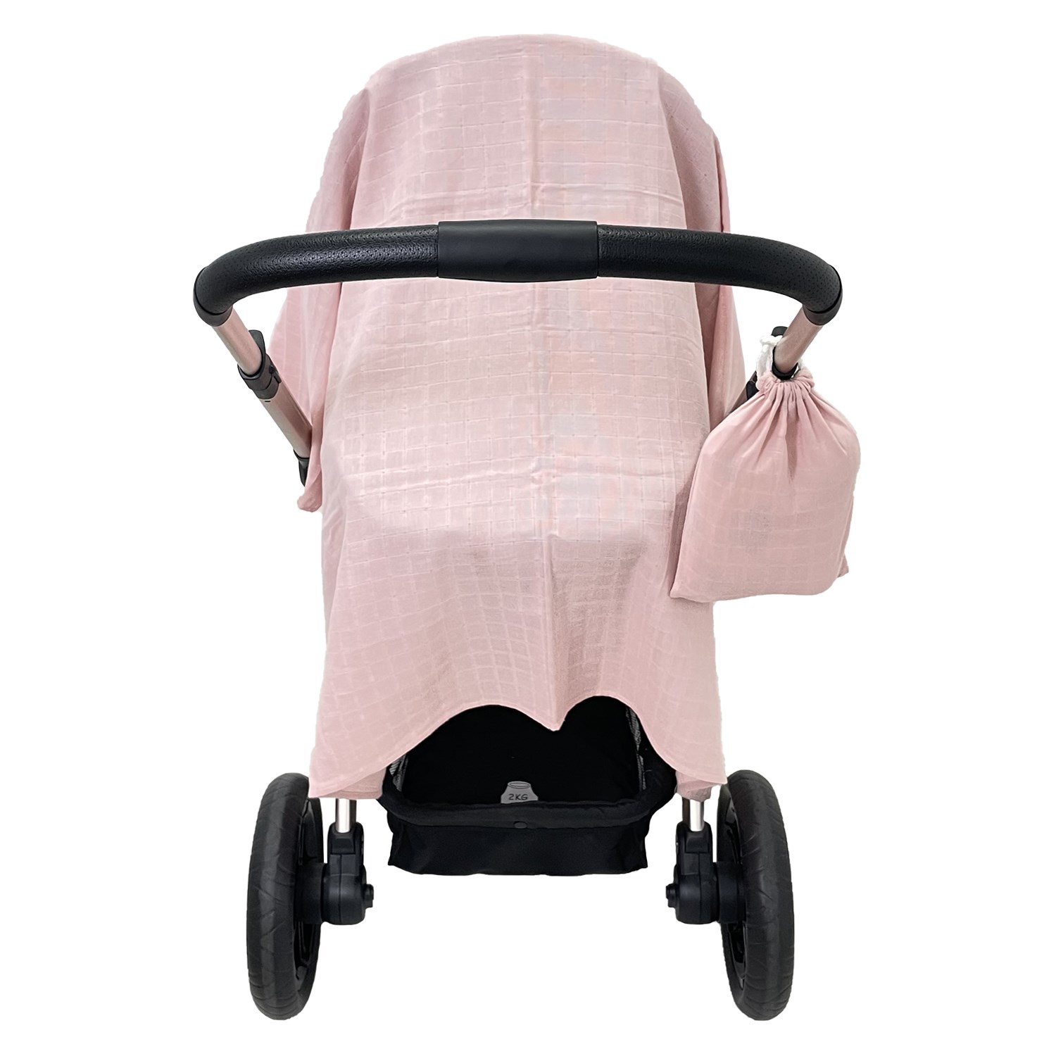 Mynest Çok Amaçlı Müslin Bebek Battaniyesi 115x115 Cm Pembe