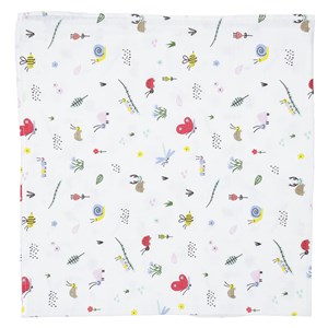 Mynest Çok Amaçlı Müslin Bebek Battaniyesi 115x115 Cm Çok Renkli