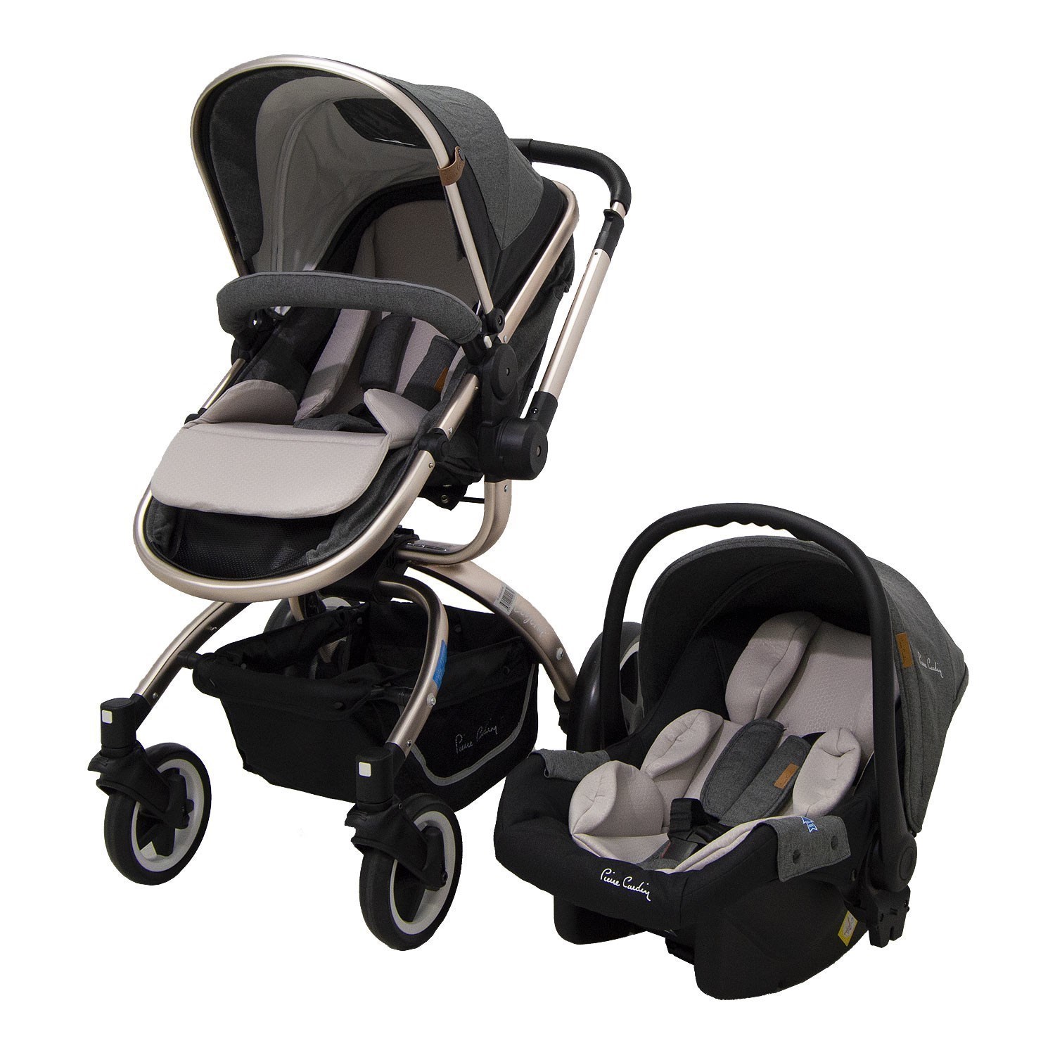 Pierre Cardin PC Legend Travel Sistem Bebek Arabası Füme