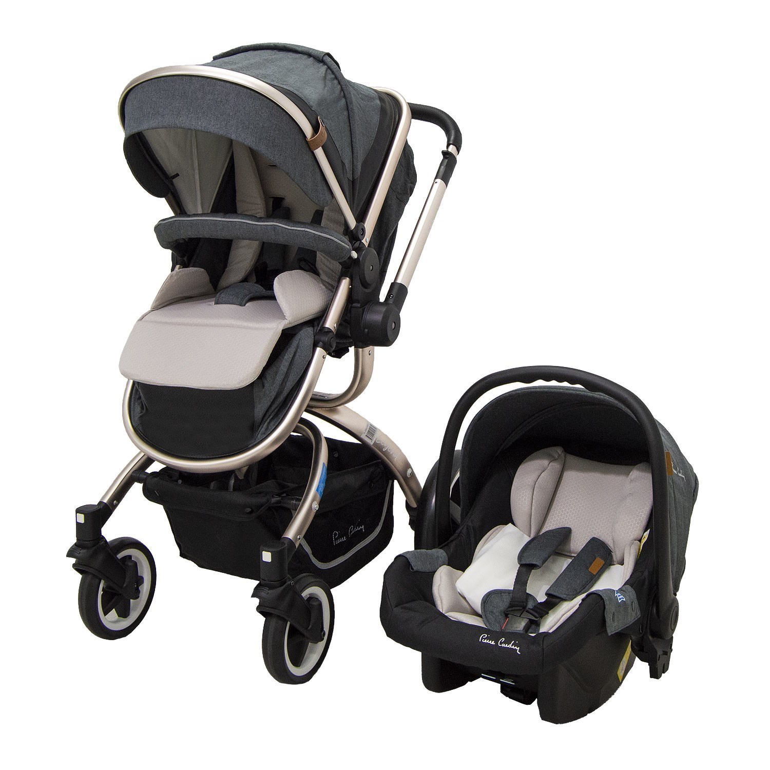 Pierre Cardin PC Legend Travel Sistem Bebek Arabası Gri