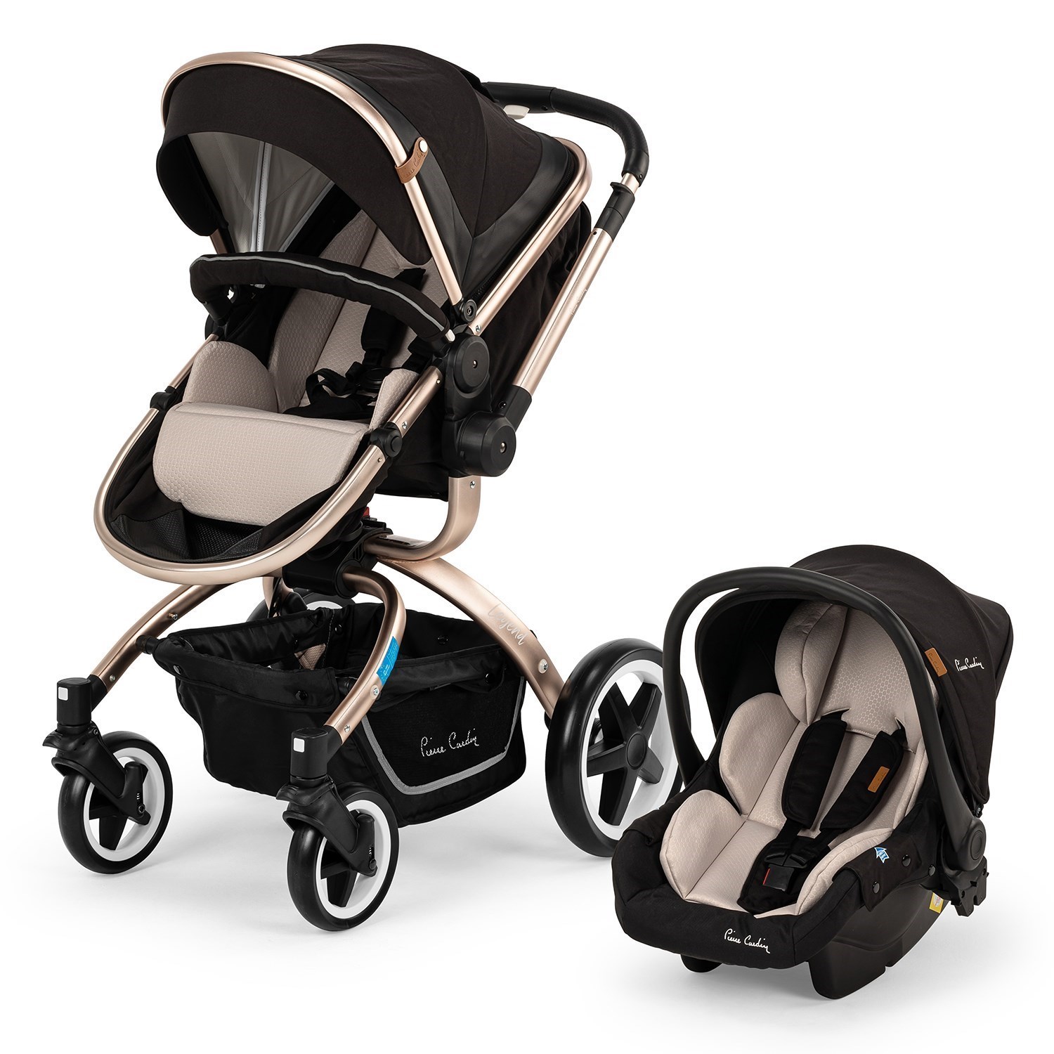 Pierre Cardin PC Legend Travel Sistem Bebek Arabası Siyah