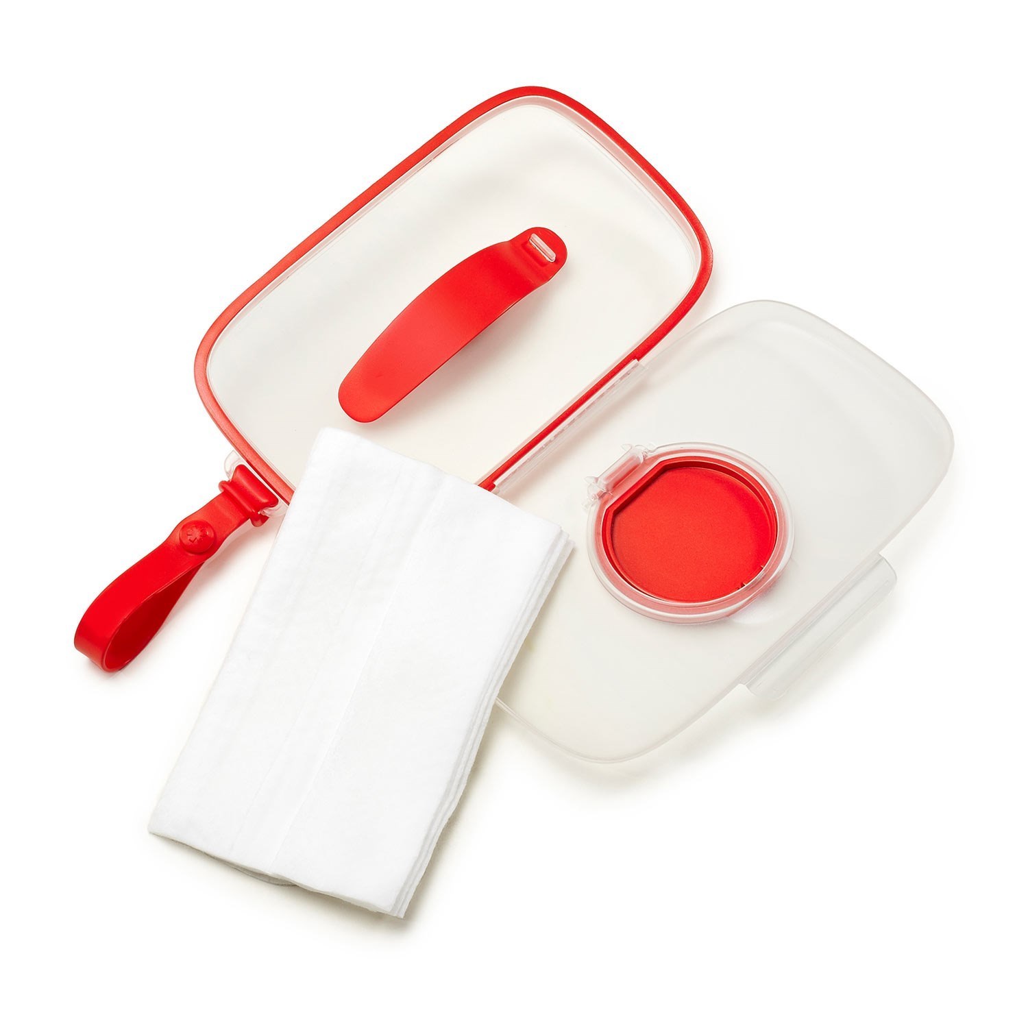 Skip Hop Grab & Go Mendil Kabı 234150 Kırmızı