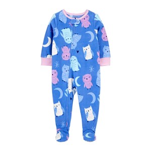 Carter's Baykuş Desenli Çocuk Tulumu 2J207310 Mavi