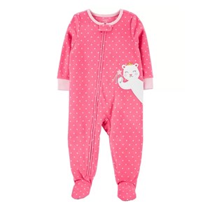 Carter's Ayı Desenli Bebek Tulumu 1J207210 Pembe