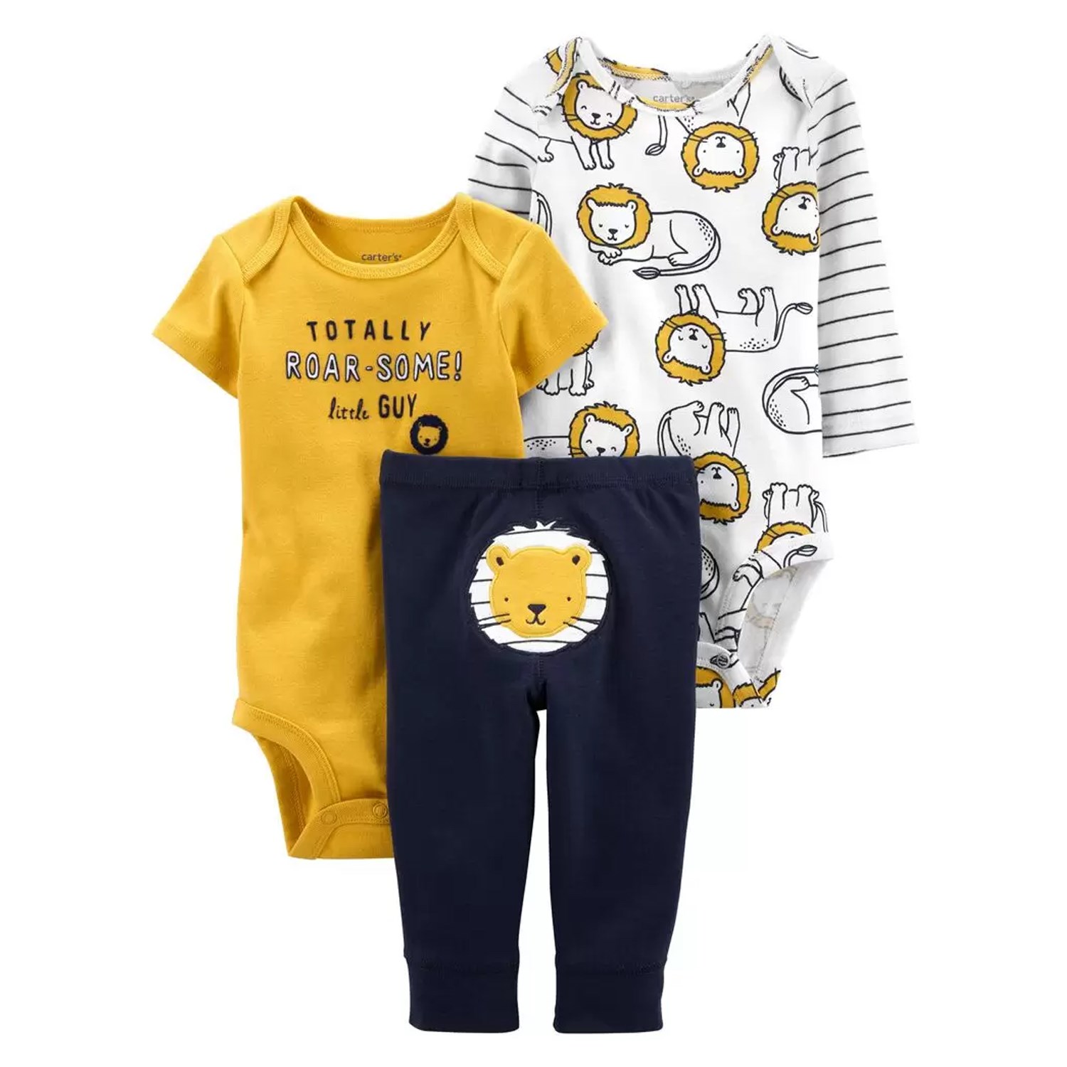 Carter's Layette 3'lü Erkek Bebek Takımı 1L762010 Çok Renkli