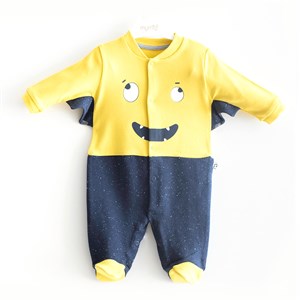 Mymio Sevimli Hayalet Patikli Bebek Tulumu 3159 Sarı
