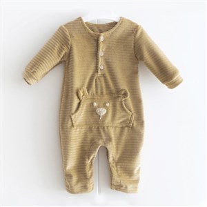 Mymio Kadife Erkek Bebek Tulumu 3272 Camel