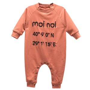 Moi Noi Nakışlı Bebek Tulumu 1068 Kiremit
