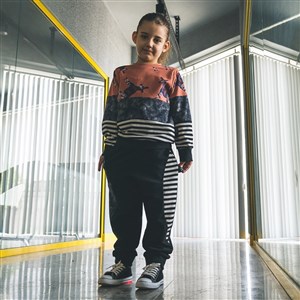 Moi Noi Desenli 2'li Çocuk Takımı 5100 Çok Renkli