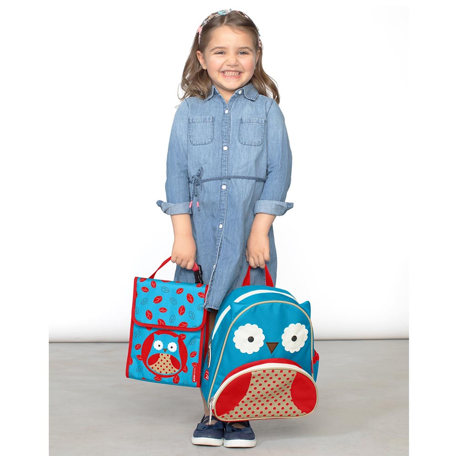 Skip Hop Çocuk Beslenme Çantası 9H777110 Kırmızı-Mavi