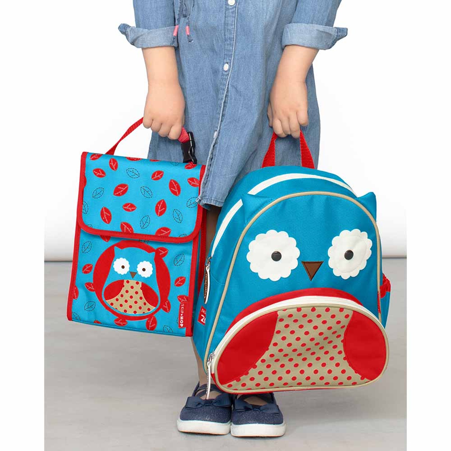 Skip Hop Çocuk Beslenme Çantası 9H777110 Kırmızı-Mavi