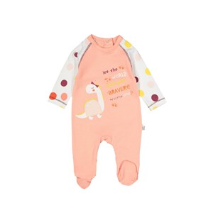 Tongs Baby Dino Girl Bebek Tulumu 2930 Somon
