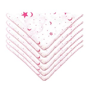 Sebi Ayyıldız Bebek Ağız Mendili 7554 Pembe