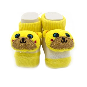 Mini Damla Oyuncaklı Bebek Çorabı 42425 Sarı