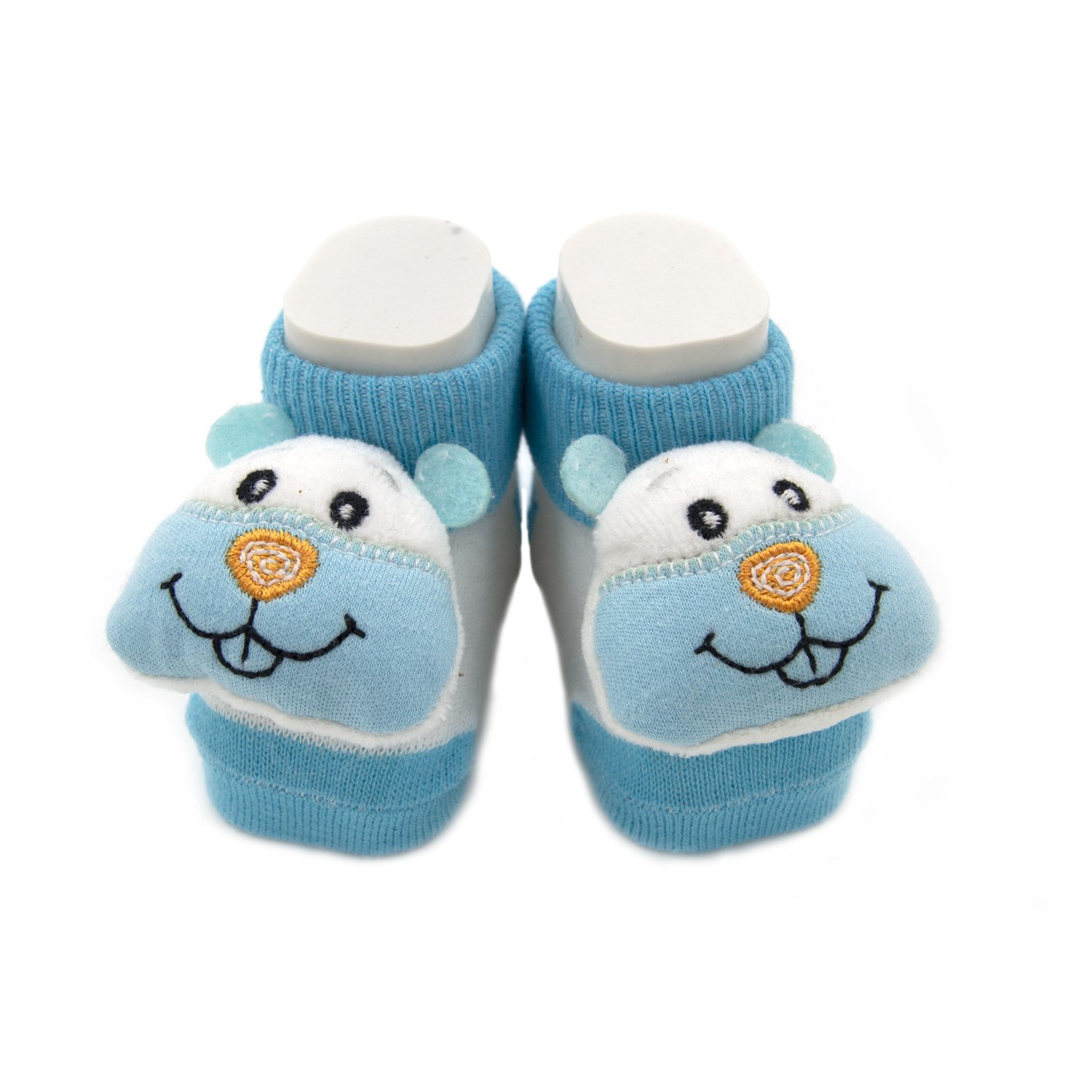 Mini Damla Oyuncaklı Bebek Çorabı 42425 Turkuaz