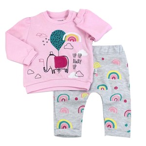 Lamono Up Up Away 2'li Bebek Takımı 10005 Pembe