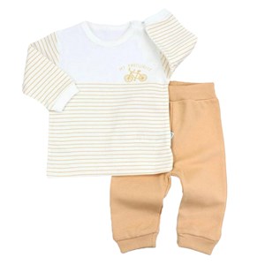Dinemis Baby My Favorite 2'li Bebek Takımı 2017 Açık Kahverengi