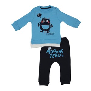 Bobby Baby Monster 2'li Bebek Takımı 1025 Mavi