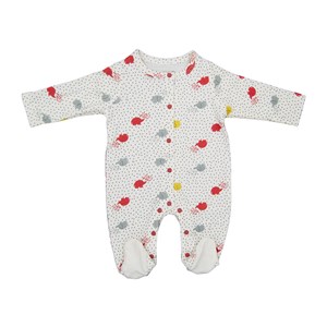 Bibaby Natural Circus Bebek Tulumu 60542 Ekru