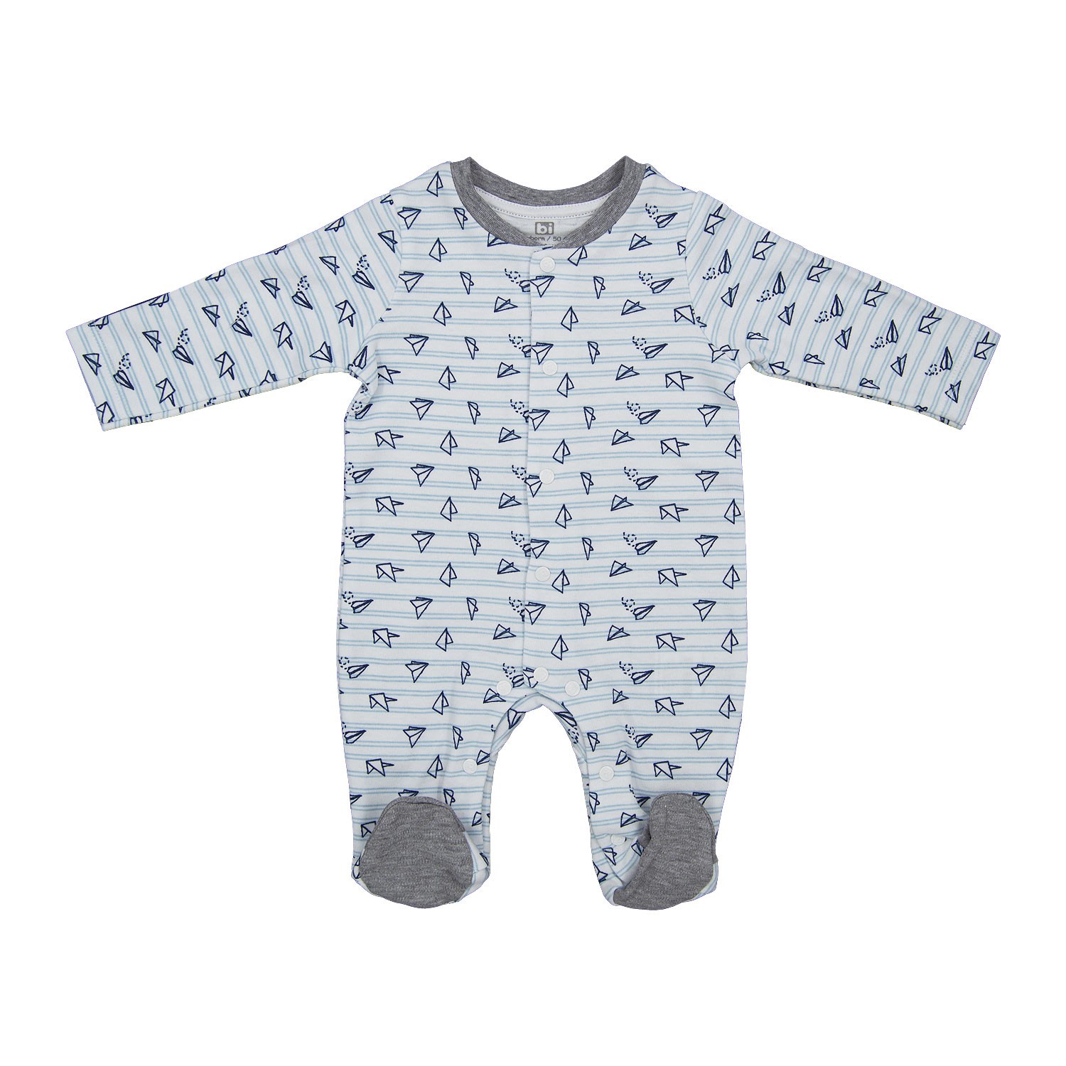 Bibaby Cool Time Bebek Tulumu 60544 Gri