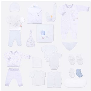 Kitikate Elephant 20'li Bebek Hastane Çıkış Seti 97337 Beyaz