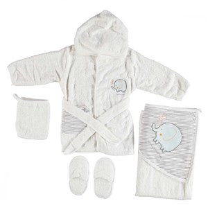 Bibaby Little Elephant Bornoz Seti 66254 Mint
