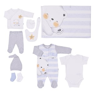 Kitikate Little Friends 10'lu Bebek Hastane Çıkış Seti 79319 Mavi