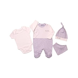 Pierre Cardin Fil Nakışlı 5'li Bebek Hastane Çıkışı 301281 Gri
