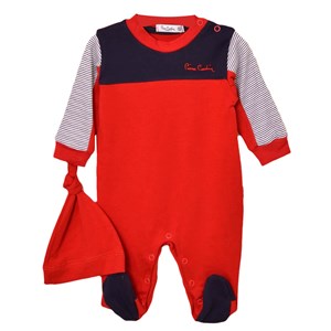 Pierre Cardin Şapkalı Bebek Tulumu 301580 Kırmızı