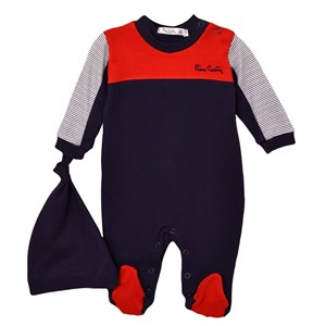 Pierre Cardin Şapkalı Bebek Tulumu 301580 Lacivert