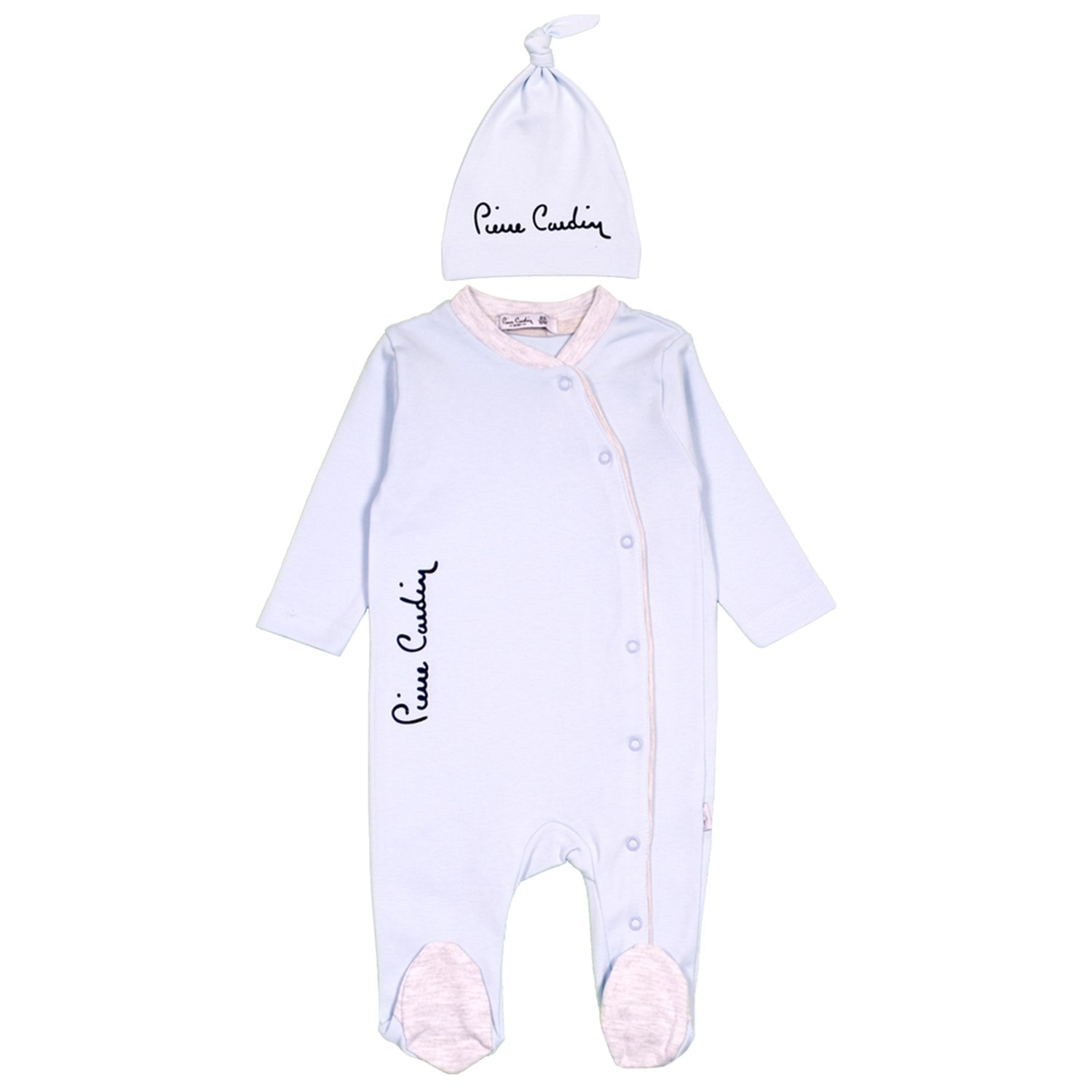Pierre Cardin Şapkalı Bebek Tulumu 301832 Mavi