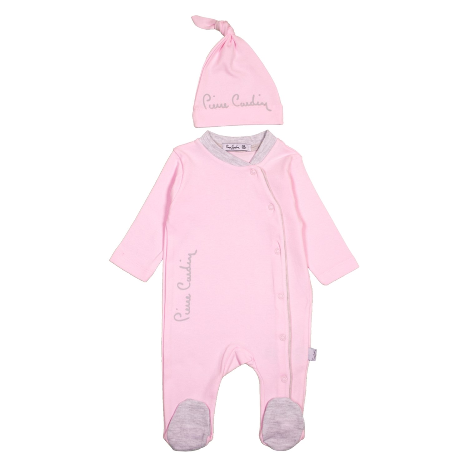 Pierre Cardin Şapkalı Bebek Tulumu 301832 Pembe