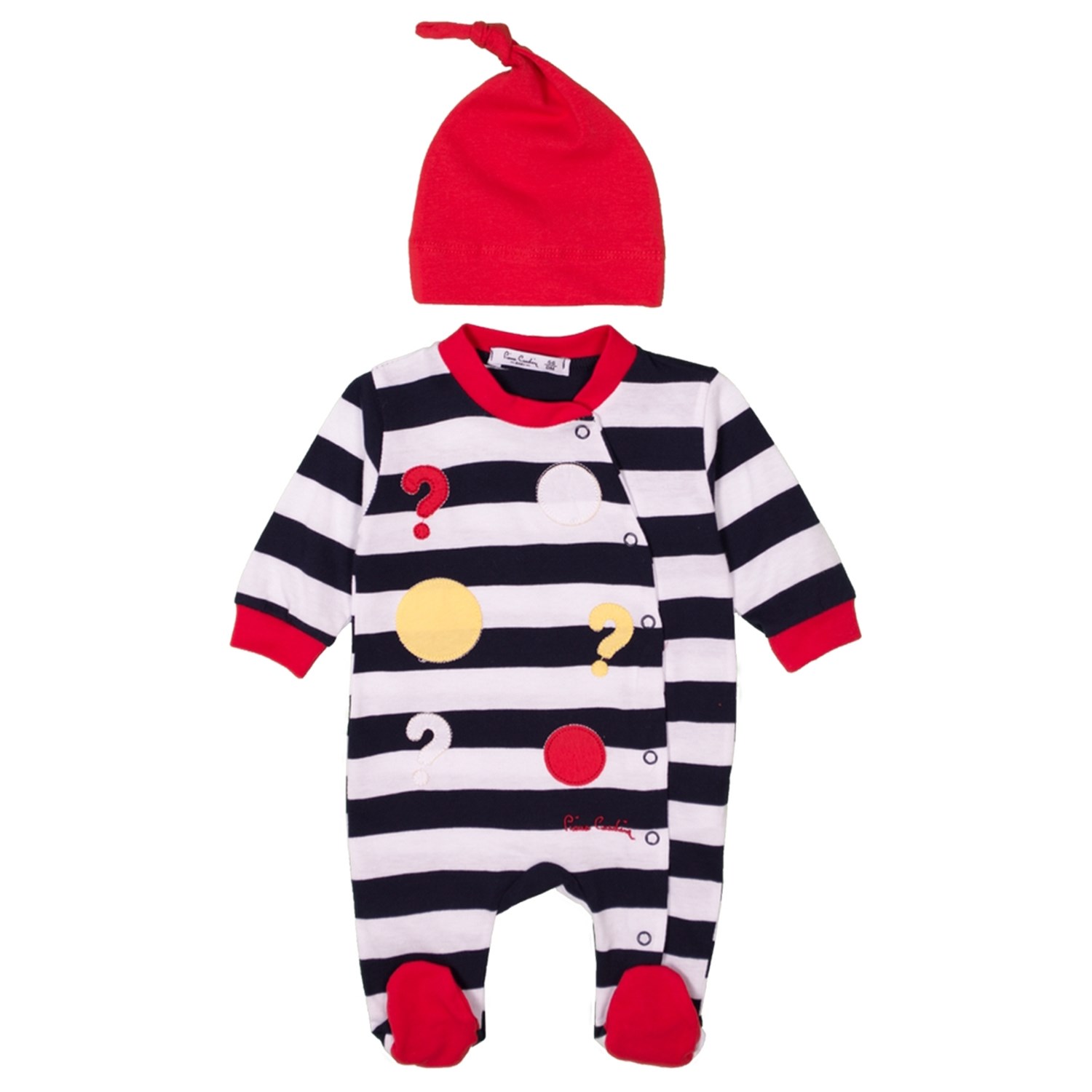 Pierre Cardin Şapkalı Bebek Tulumu 301909 Lacivert