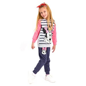 Minnie Mouse Kız Çocuk Eşofman Takımı D4603-3 Grimelanj