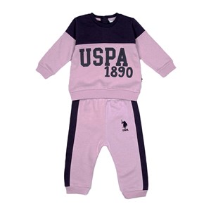 U.S. Polo Assn Uzun Kollu 2'li Bebek Takımı USB585 Antrasit
