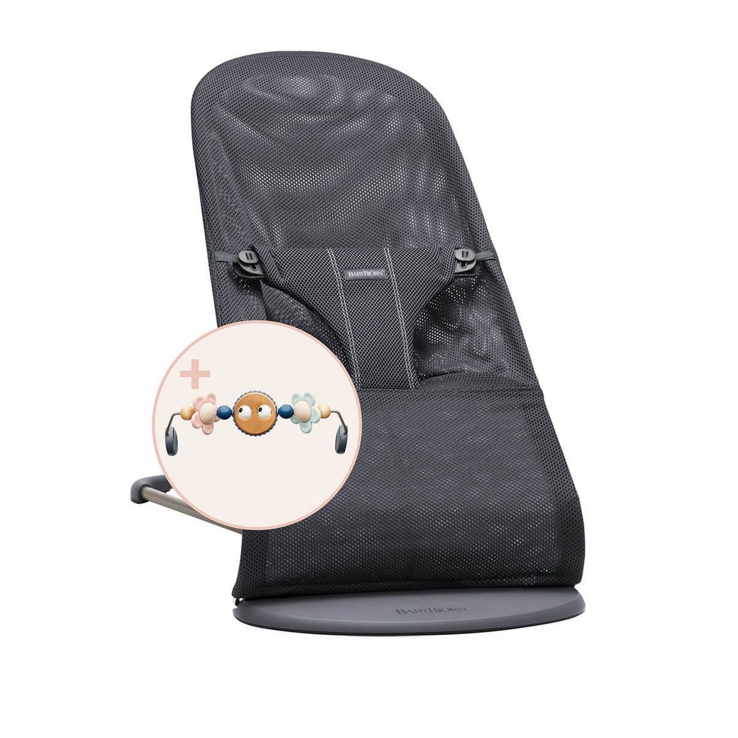 Babybjörn Bliss Ana Kucağı Mesh Oyuncaklı Anthracite