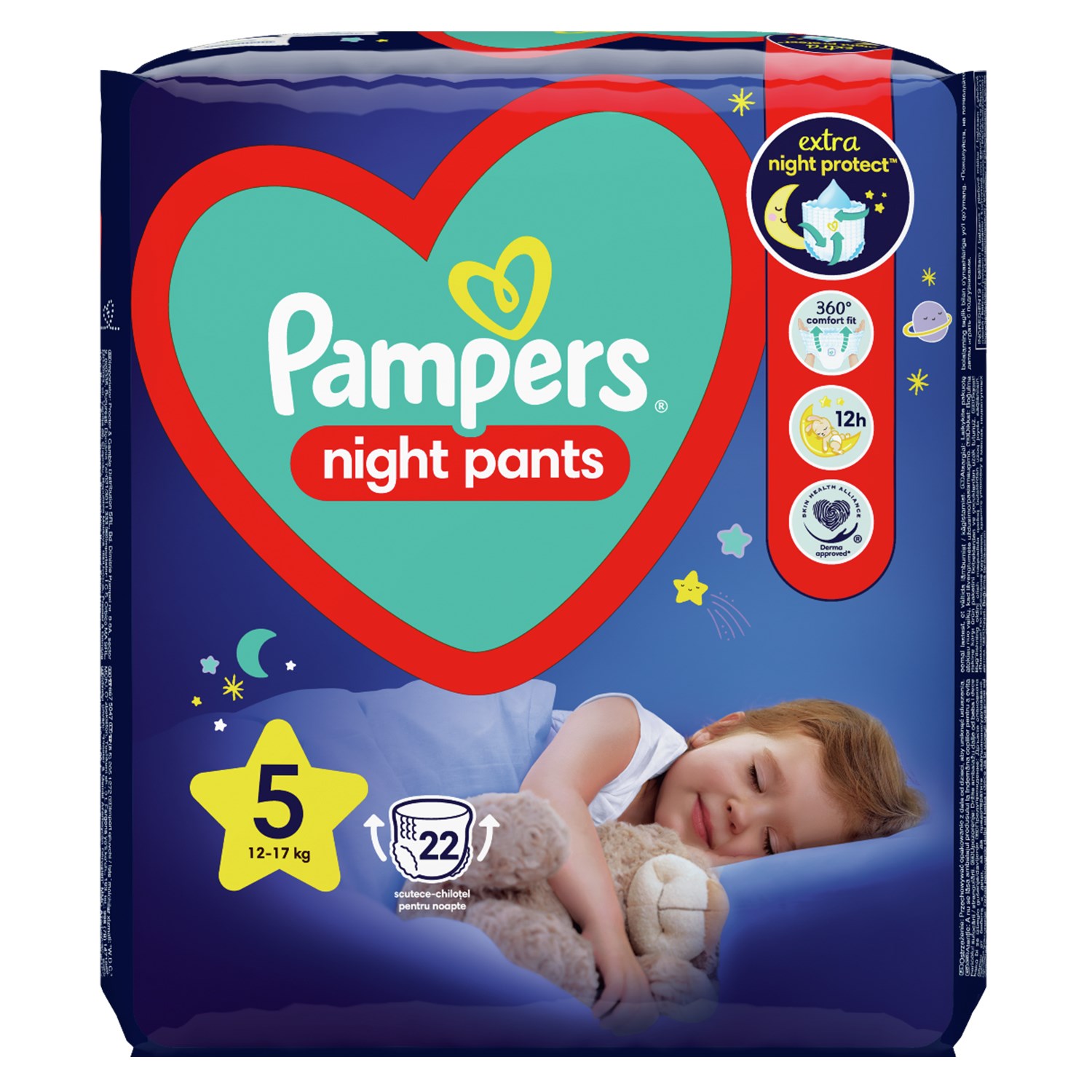 Prima Pampers Gece Külot Bezi No: 5 12-17 kg+ 22 Adet Beyaz