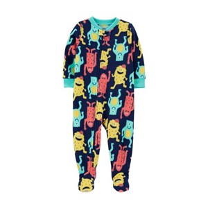 Carter's Monster Erkek Çocuk Pijama Tulumu 2J082610 Çok Renkli