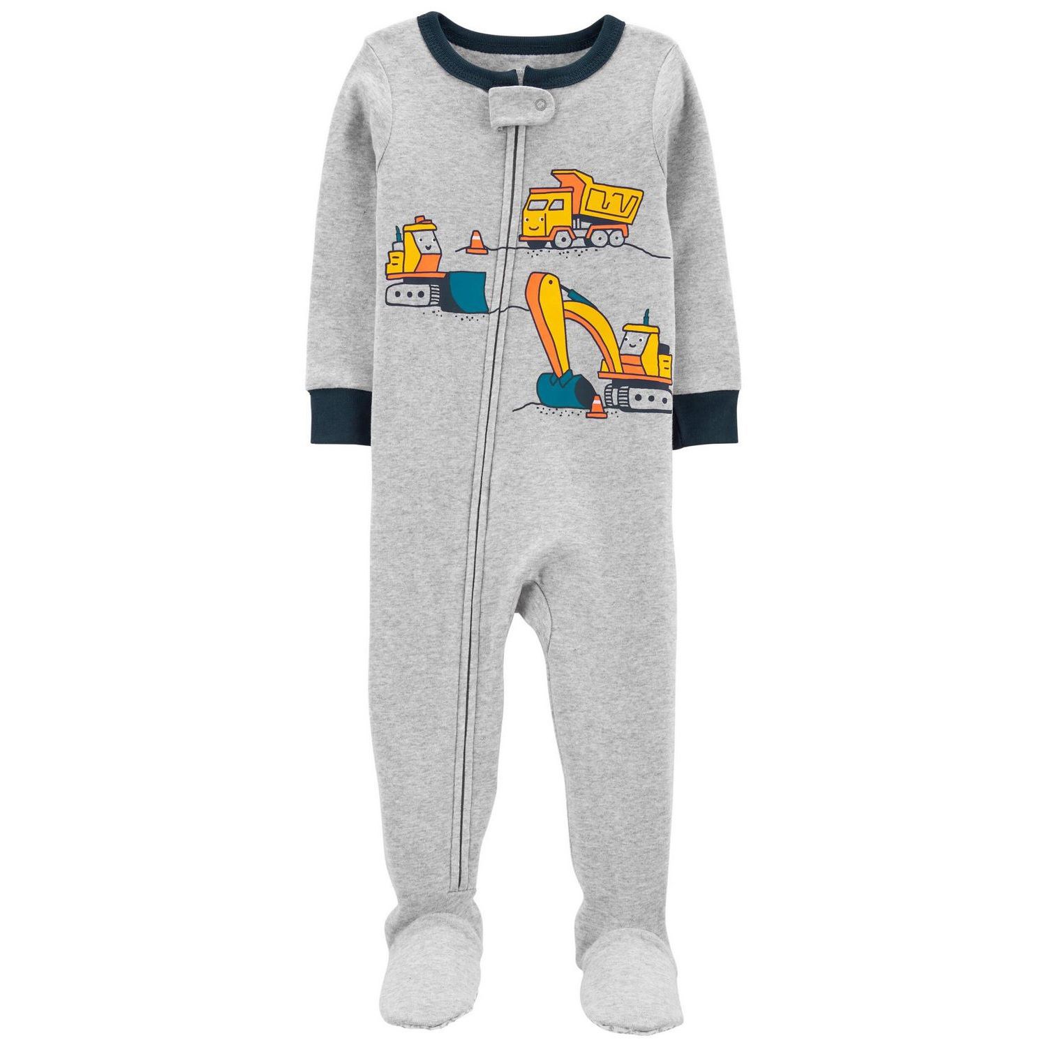 Carter's Construction Erkek Çocuk Pijama Tulumu 2L727410 Gri