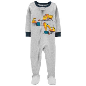 Carter's Construction Erkek Çocuk Pijama Tulumu 2L727410 Gri
