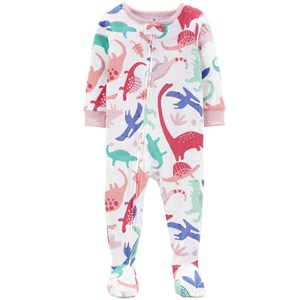 Carter's Dinosaur Kız Çocuk Pijama Tulumu 2L727611 Çok Renkli