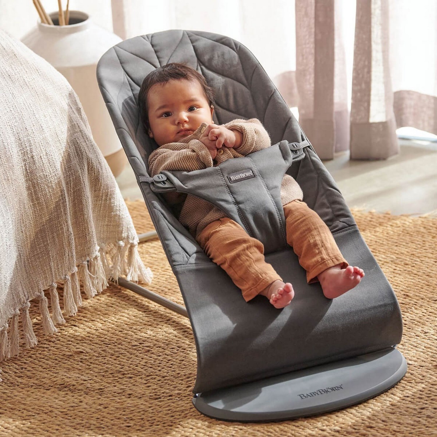 Babybjörn Bliss Ana Kucağı Petal Cotton Anthracite