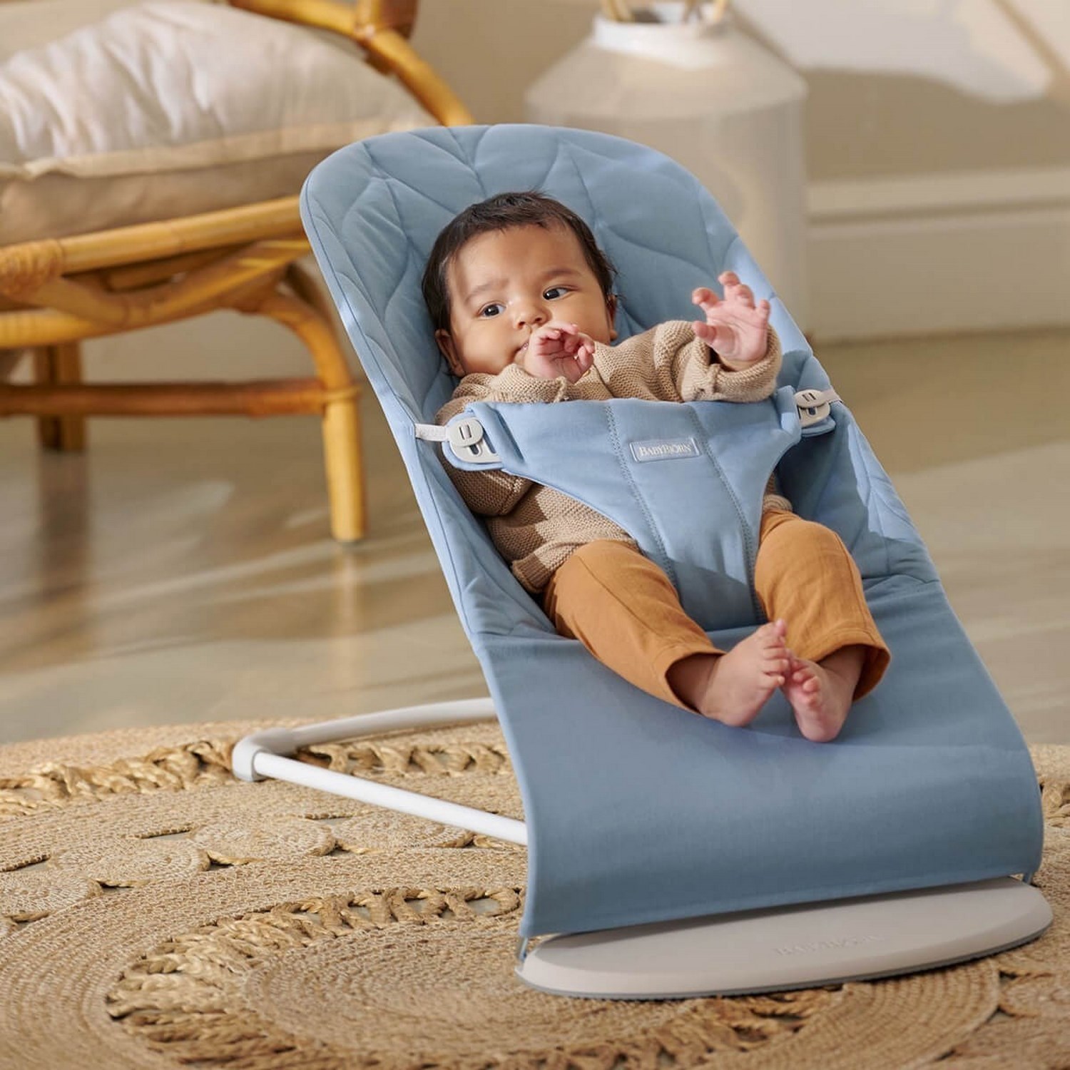 Babybjörn Bliss Ana Kucağı Petal Cotton Blue