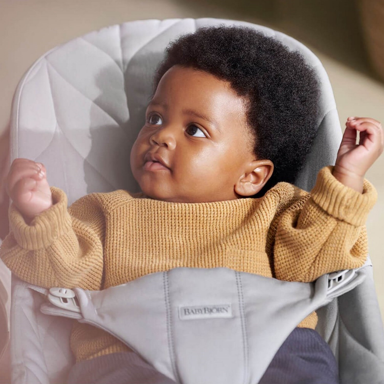 Babybjörn Bliss Ana Kucağı Petal Cotton Grey