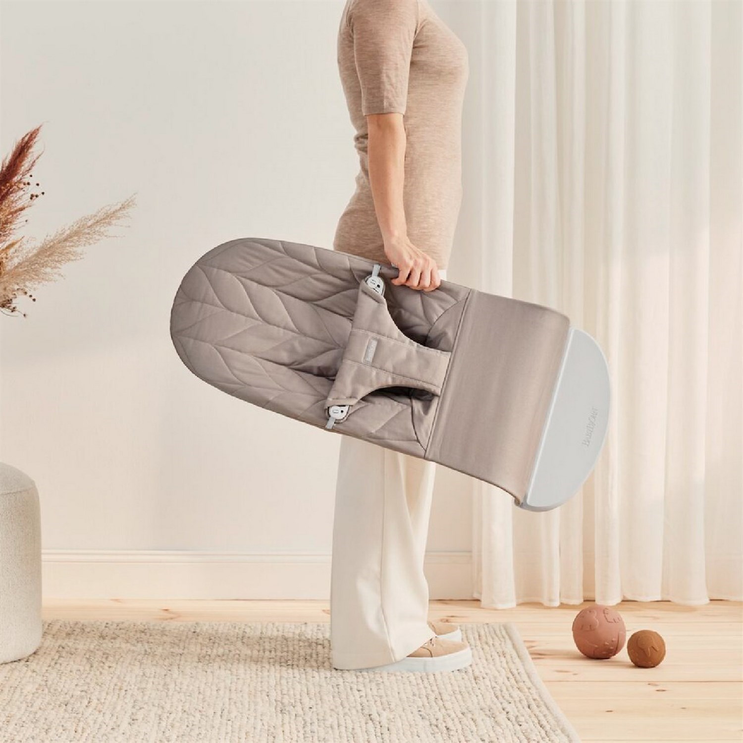 Babybjörn Bliss Ana Kucağı Petal Cotton Sand Grey