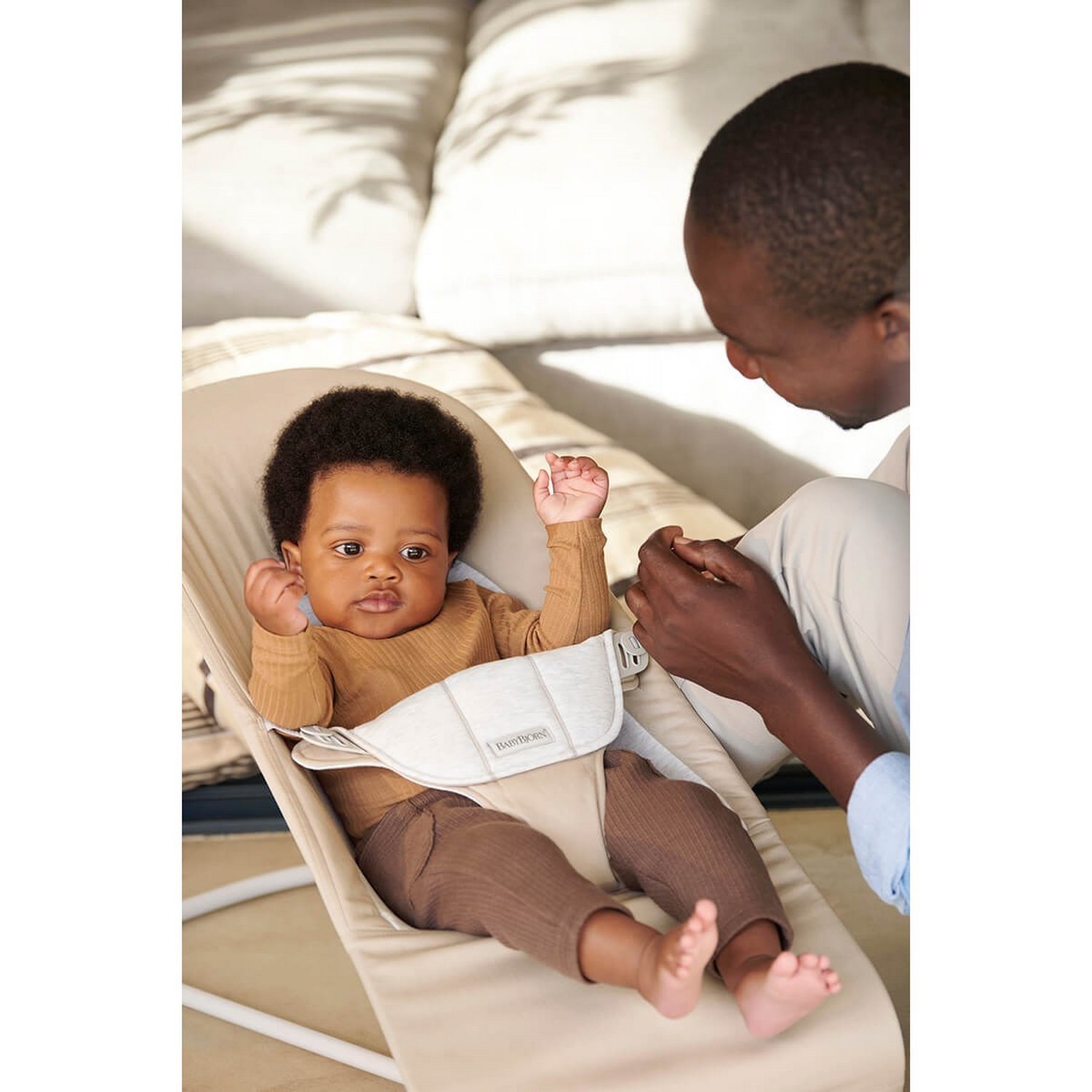 Babybjörn Balance Soft Ana Kucağı Cotton Jersey Beige Grey