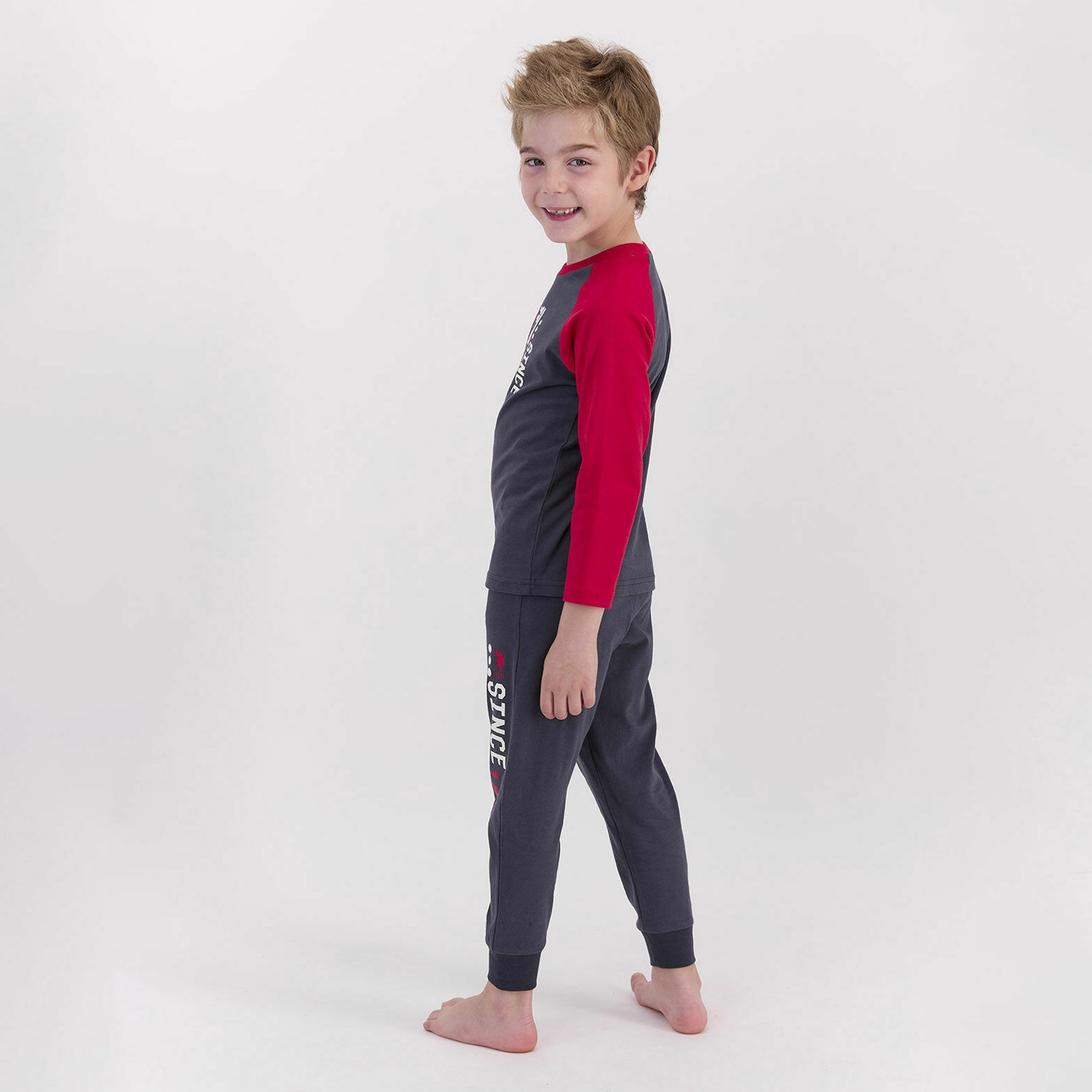 U.S. Polo Assn Erkek Çocuk Pijama Takımı US909-4 Antrasit