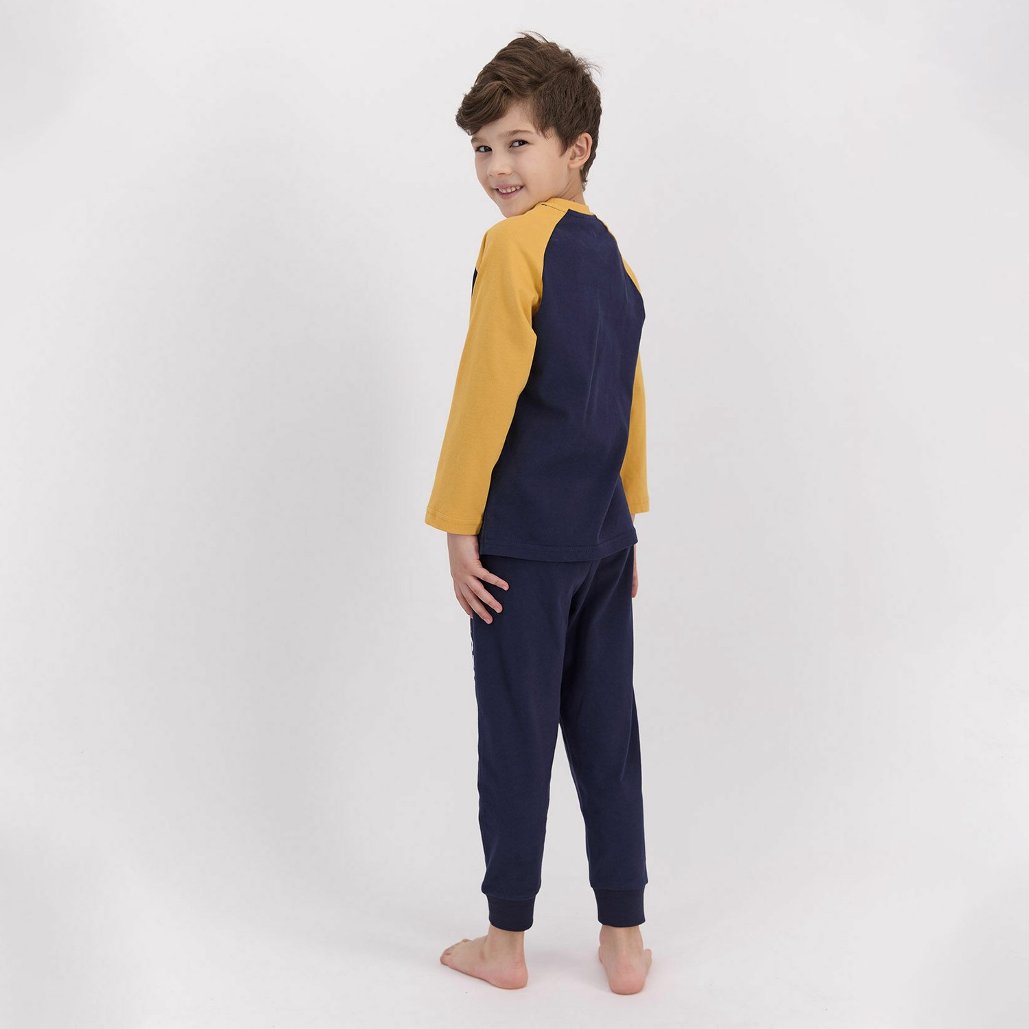 U.S. Polo Assn Erkek Çocuk Pijama Takımı US909-4 Lacivert