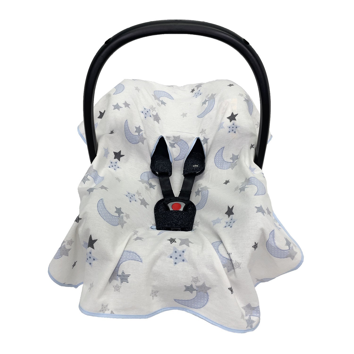 Mynest Ana Kucağı Kılıfı 0-13 Kg 1018 Ekru-Mavi