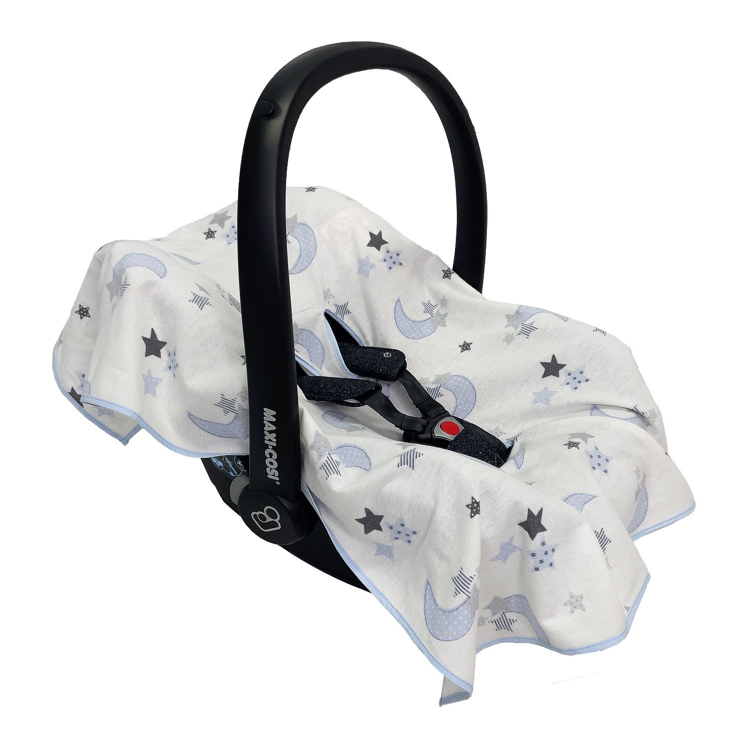 Mynest Ana Kucağı Kılıfı 0-13 Kg 1018 Ekru-Mavi